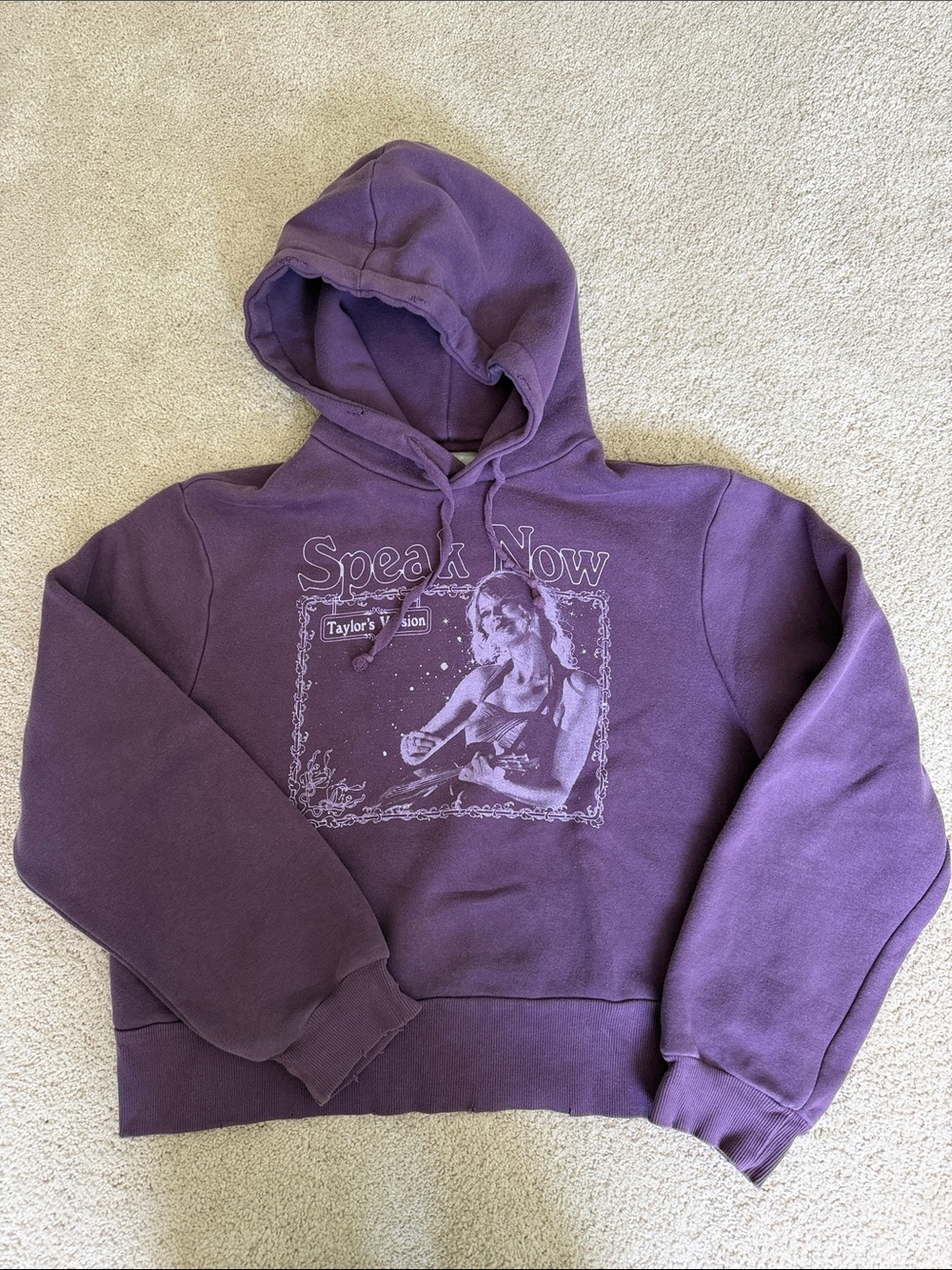 Taylor Swift Purple 'Speak Now' Pullover Hoodie